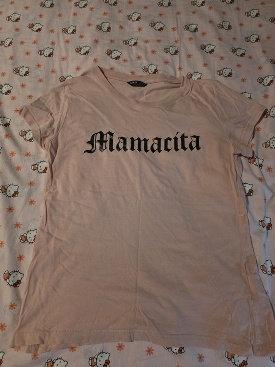 SHEIN Tops - SHEIN Light Pink "Mamacita" Graphic Tee